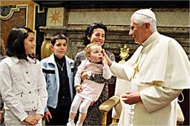 H.H. Benedict XVi with Centesimus Annus Foundation