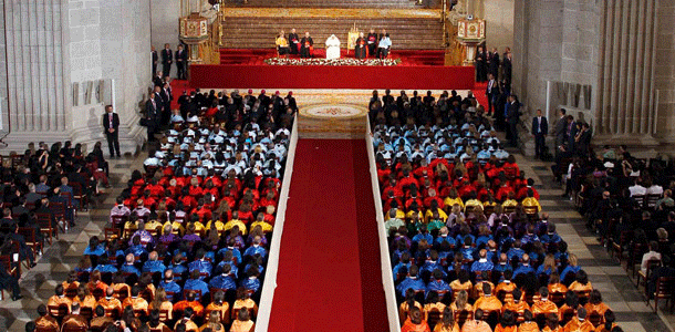 H.H. Benedict XVI meeting with Professors