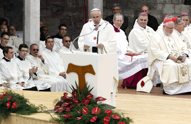 Pope Francis in Assisi