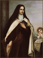 Portrait of St. Therese by her sister Celine